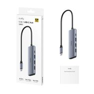 USB Type-C Hub 5-u-1 | 3x USB-A, 1x USB-C PD 100W, 1x HDMI 4K@30Hz | Cudy 9 cd uh405 1