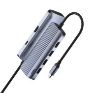 USB Type-C Hub 6-u-1 | 4x USB-A 3.2, 1x USB-C PD 100W, 1x HDMI 4K@30Hz | Cudy 11 cd uh500 1