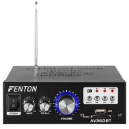 Audio Pojačalo | 2x 40W | Bluetooth | FM Radio | USB, SD | Dalj. Upravljač | GBC