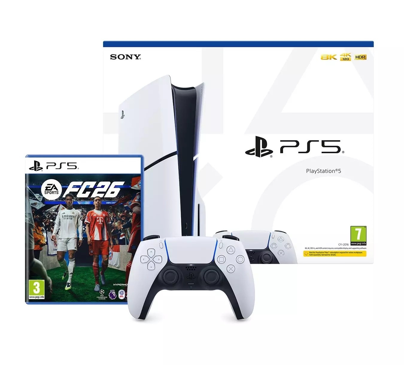PlayStation 5 Slim E chassis + Igra EA SPORTS FIFA 26 1 ps5 ps5echfc26