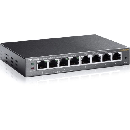 TP-Link TL-SG108PE | Easy Smart Switch | 8 Port | 4 Port PoE+ 2 E 39494 1