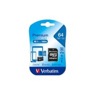 Memorijska kartica MicroSDXC Verbatim 64GB, (C10) UHS-I, s adapterom 4 tg 44084 1