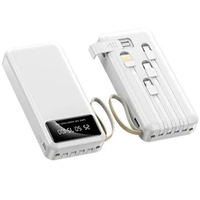 Power Bank | 20.000 mAh | Brzo Punjenje | 4x USB Kabel | TORIMA 1 trm 1021 white