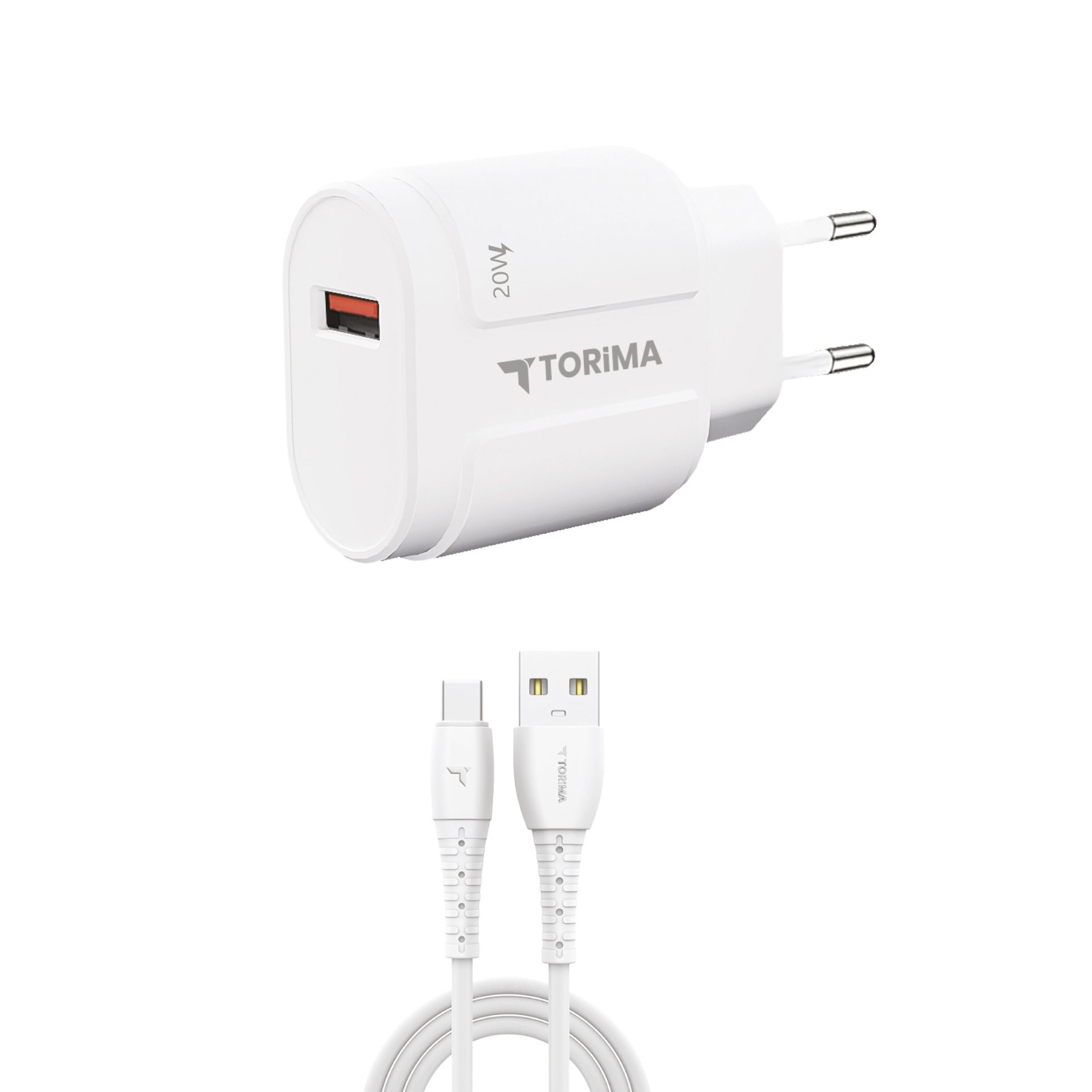 Brzi Zidni Punjač | 20W | Kabel USB-A na Type-C | 1.0 m | TORIMA 1 trm c48t scaled
