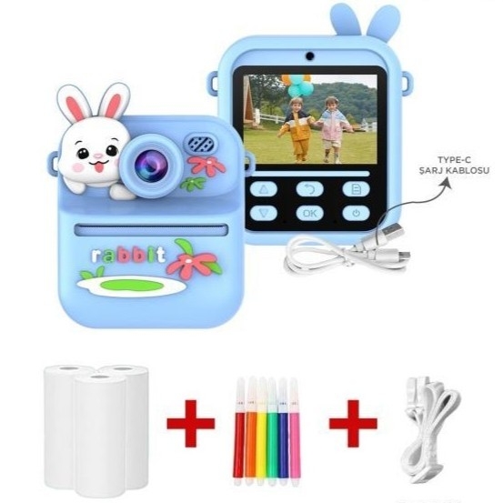 Dječja Kamera s Termalnim Printerom Fotografija | Plava | TORIMA 2 trm cmr33 blue 1