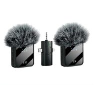 Bežični Lavalier Mikrofon - Set 2 kom | Adapter Type-C, Lightning i Aux | TORIMA