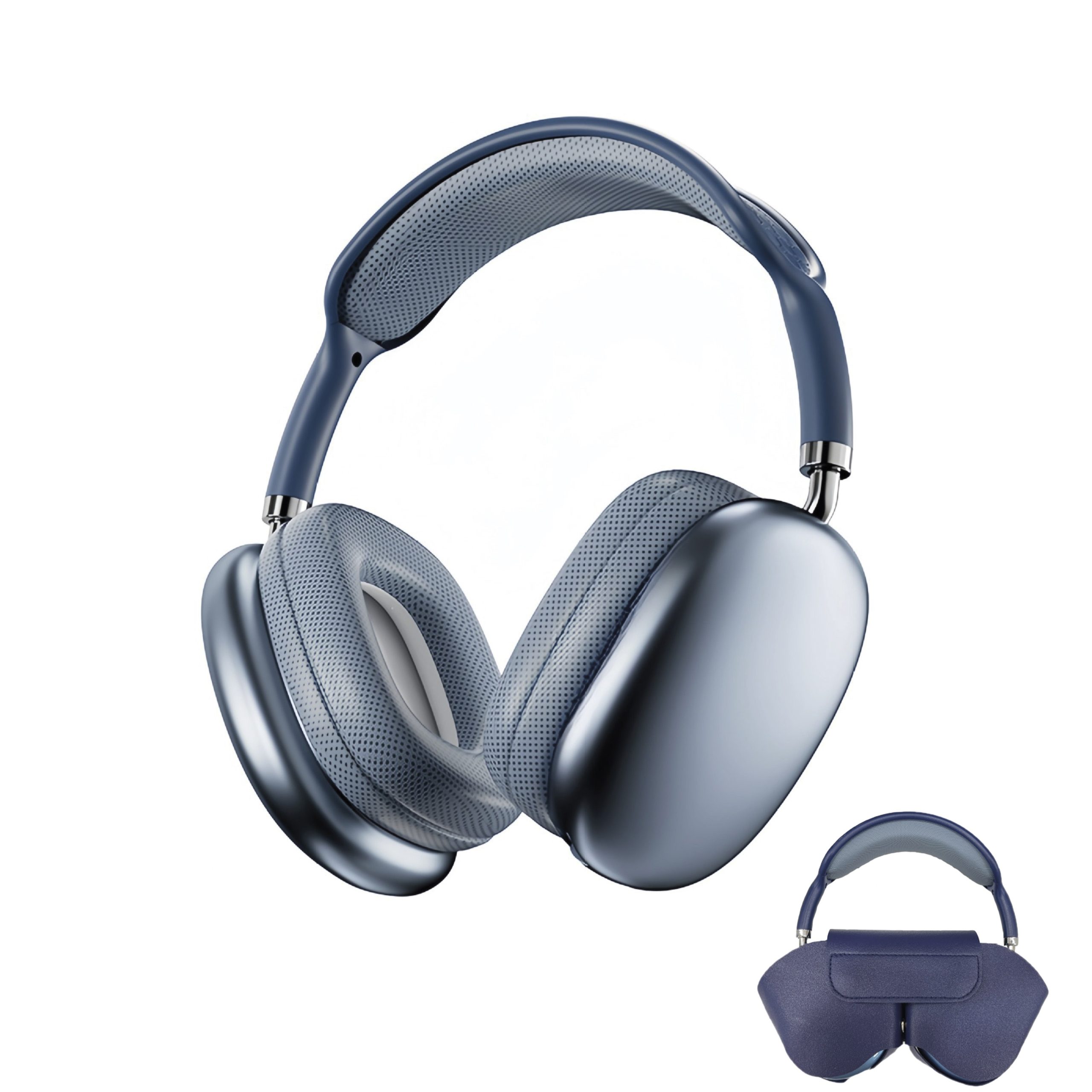 Bluetooth Slušalice | P9 PRO MAX | SD, AUX, | Futrola | Plave | TORIMA 1 trm p9 pm blue scaled