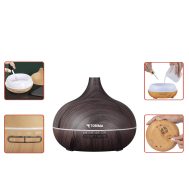 Ovlaživač Zraka | Aroma Difuzor | LED | 500ml | Tamno Drvo | TORIMA