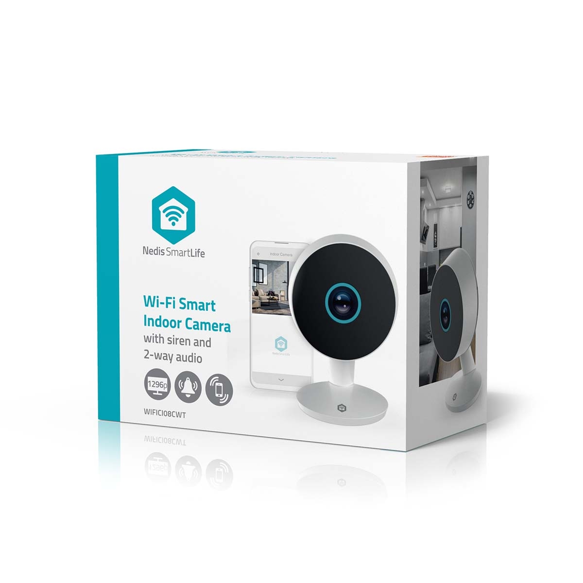 WiFi Smart Kamera | 3MP Full HD | Dvosmjerni Audio | NEDIS Smartlife 9 wifici08cwt 8