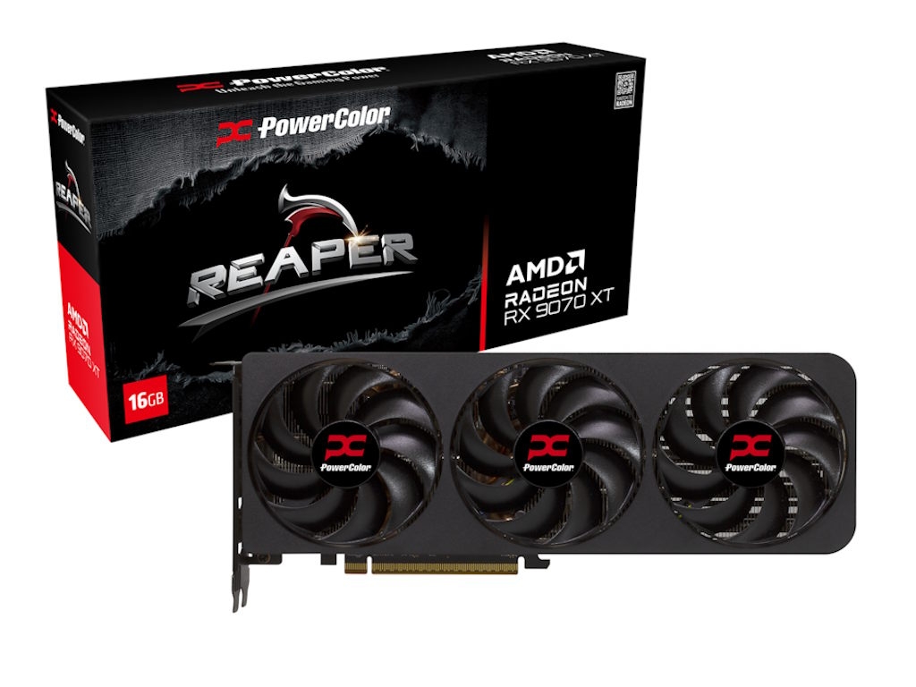 Power Color 9070 XT 16GB Reaper | 16GB | 256bit 1 C RX9070XT2016G A