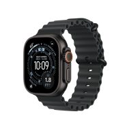 Apple Watch Ultra 3 49mm | Black Titanium | Black Ocean Band