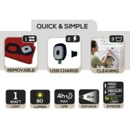 Zimska Kapa s Punjivom LED Lampom | Crna | REXER 11 rx1040 4