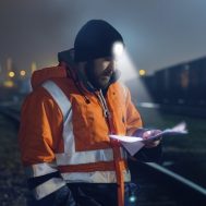 Zimska Kapa s Punjivom LED Lampom | Siva | REXER 6 rx1043 1