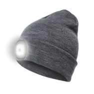 Zimska Kapa s Punjivom LED Lampom | Siva | REXER 8 rx1043 3
