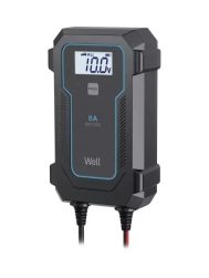 Punjač Olovnih i LiFePO4 Baterija | 6V 4A | 12V 8A | S Mikroprocesorom | WELL 5 char car cbc08 1