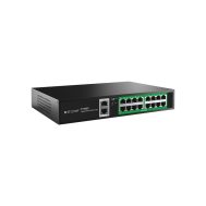 Switch | PoE | 16 Gigabit PoE + 2 SFP Gigabit Uplink | 200W | 19" | Stonet