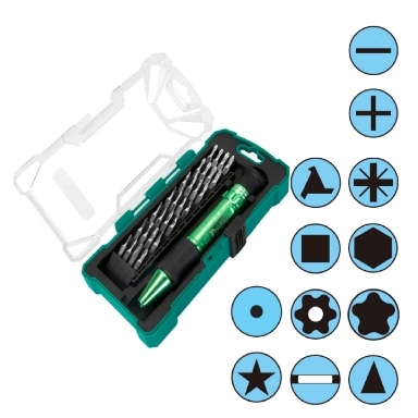 Set Preciznih Odvijača | 30 komada | 3 kom Pentalobe za Apple | PROSKIT 1 49p09568