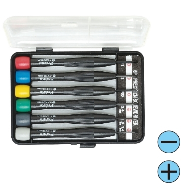 Set Mini Odvijača | 3 Ravna + 3 Križasta | PROSKIT 1 49p09584