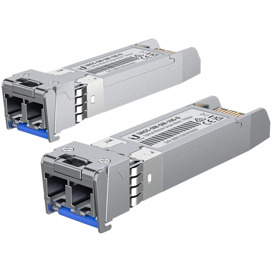 U Fiber, Single-Mode Module, 10G, 2-Pack. 1 A UACC OM SM 10G D 2