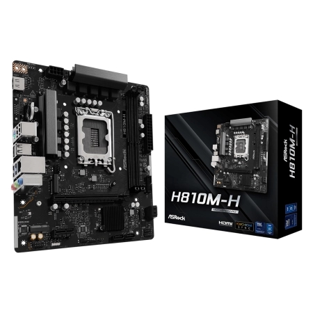 ASROCK MB H810M-H | H810 | LGA 1851 | Micro ATX 1 C H810M H
