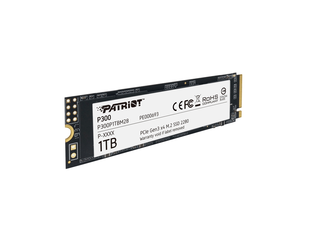 Patriot SSD 1TB M.2 P300 Gen 3 1 C P300P1TBM28