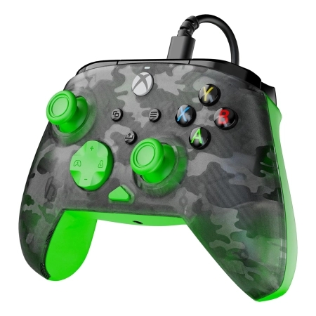Turtle Beach Rematch Core Wired Gaming Controller Ghost Black Camo/Green 2 E 40120 1