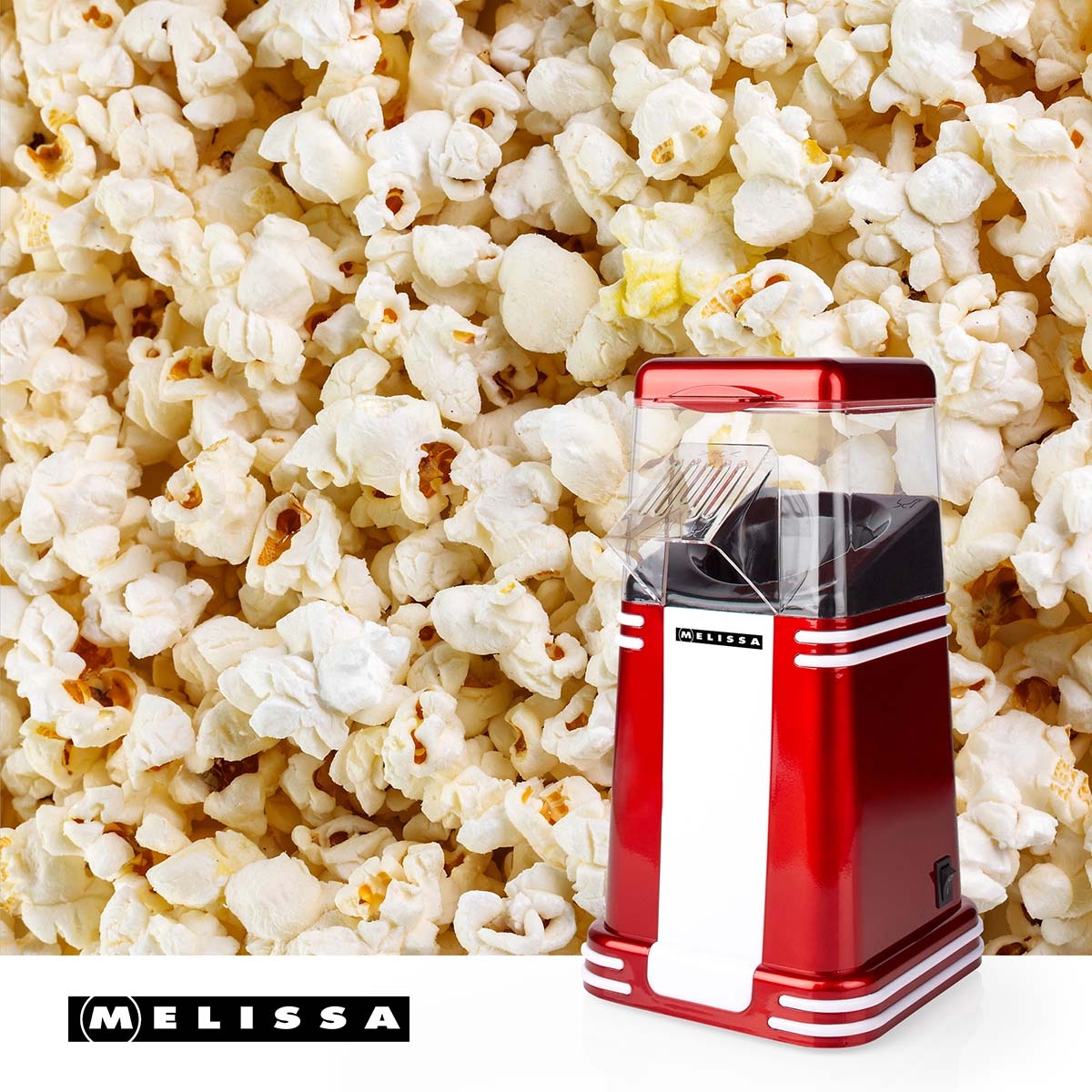 Aparat za Kokice | 2-4 Min | Vrući Zrak | 1200 W | MELISSA 2 16310187 1