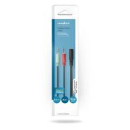 Audio Kabel | 2x 3.5 mm M - 3.5 mm Ž | 0.20 m | Box Pack | NEDIS 6 cagb22160bk02 2