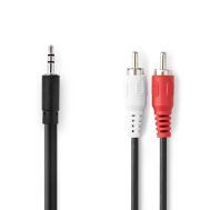 Audio Kabel | 3.5 mm M - 2x RCA M | 1.5 m | Box Pack | NEDIS