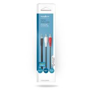 Audio Kabel | 3.5 mm M - 2x RCA M | 5.0 m | Box Pack | NEDIS 6 cagb22200bk50 2