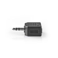 Audio Adapter | 3.5 mm M - 2x 3.5 mm Ž | Stereo | Box Pack | NEDIS 6 cagb22945bk 1