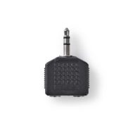 Audio Adapter | 3.5 mm M - 2x 3.5 mm Ž | Stereo | Box Pack | NEDIS 7 cagb22945bk 2