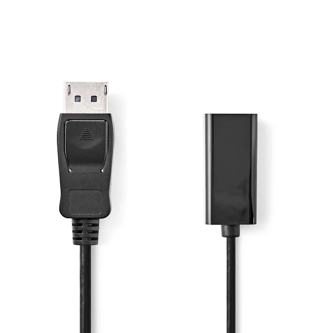 DisplayPort - HDMI Adapter | DP M - HDMI Ž | 4K@30hz | 0.20 m | Box Pack | NEDIS 1 ccgb37150bk02