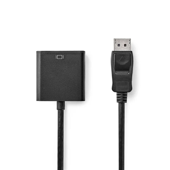 DisplayPort to DVI-I Adapter | DP M - DVI-I Ž | 0.20 m | Box Pack | NEDIS 1 ccgb37250bk02