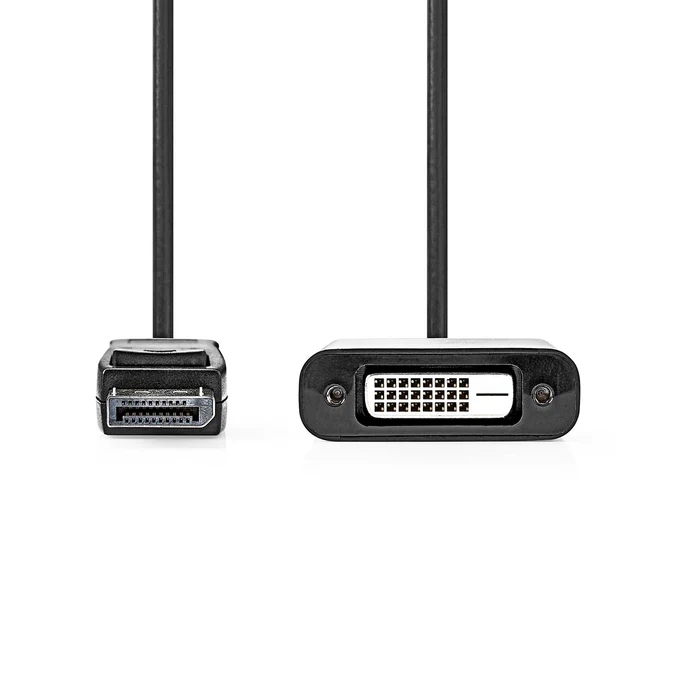 DisplayPort to DVI-I Adapter | DP M - DVI-I Ž | 0.20 m | Box Pack | NEDIS 2 ccgb37250bk02 1