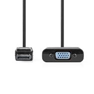 DisplayPort to VGA Adapter | DP M - VGA Ž | 0.20 m | Box Pack | NEDIS 5 ccgb37351bk02 1