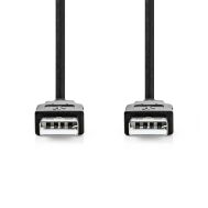 USB 2.0 Kabel | USB-A m - USB-A M | 2 m | Box Pack | NEDIS 5 ccgb60000bk20 1