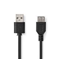 USB 2.0 Produžni Kabel | USB-A m - USB-A Ž | 2 m | Box Pack | NEDIS