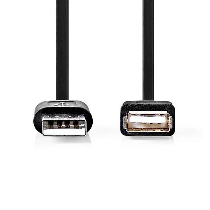 USB 2.0 Produžni Kabel | USB-A m - USB-A Ž | 2 m | Box Pack | NEDIS 2 ccgb60010bk20 1