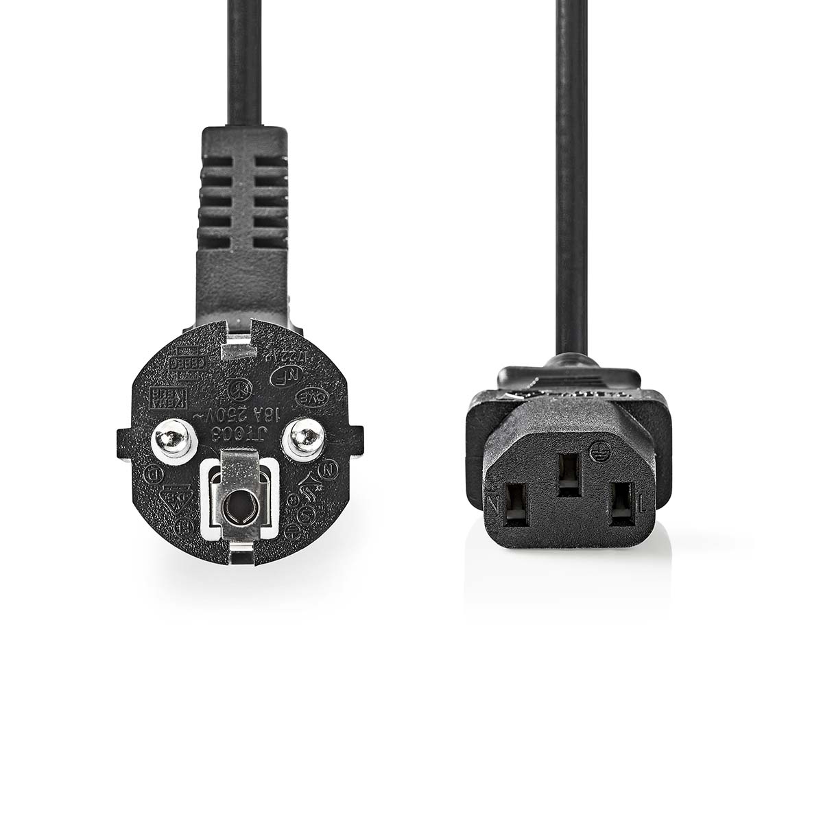 Kabel Za Napajanje | Schuko M - C13 | 2.0 m | Box Pack | NEDIS 2 cegb10000bk20 1