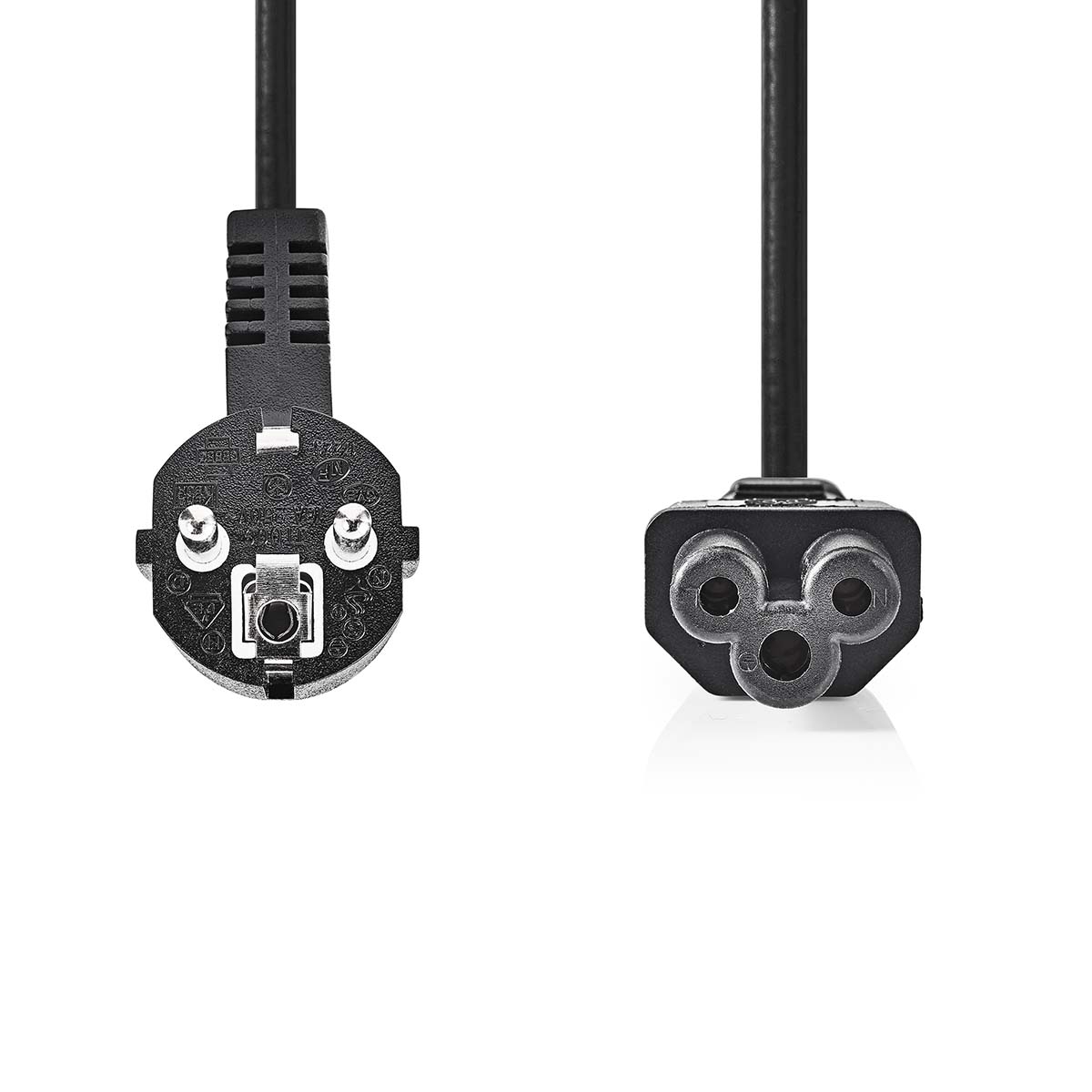 Kabel Za Napajanje | Schuko M - C5 | 2.0 m | Box Pack | NEDIS 2 cegb10100bk20 1