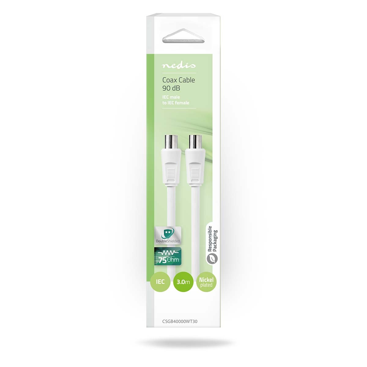 Antenski RF Kabel | Koaksijalni | 90dB | 3.0 m | Box Pack | NEDIS 3 csgb40000wt30 2