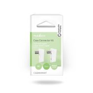 Antenski RF Utikači | 1x M, 1x Ž | Kutni | Box Pack | NEDIS 6 csgb40995wt 2