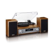 HiFi Stereo Sustav | Gramofon | DAB+ FM Radio | Bluetooth | Drveni | LENCO 10 mc 160wd 2 scaled