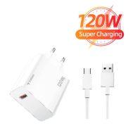 Brzi Zidni Punjač | 120W | Kabel USB-A na Type-C | 1.0 m | TORIMA