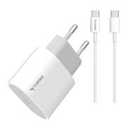 Brzi Punjač Type-C | 20W | Kabel USB Type-C | 1.0 m | TORIMA
