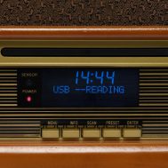 Gramofon | FM i DAB Radio | CD | USB | Kazetofon | DENVER 17 dv mrd 51 5
