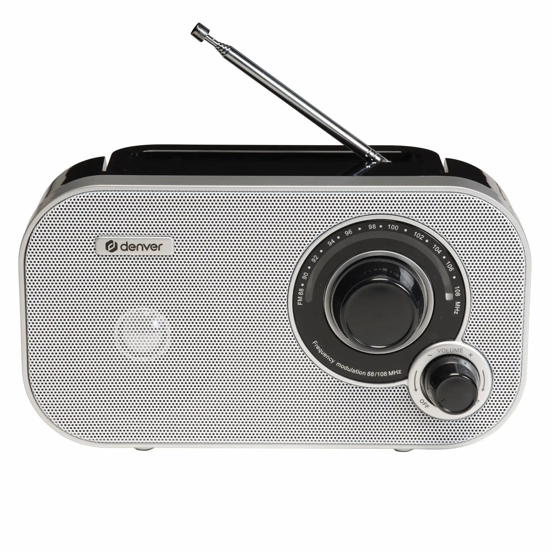 Prijenosni Radio | FM | Analogni Tuner | Bijeli | DENVER 1 dv tr 51w
