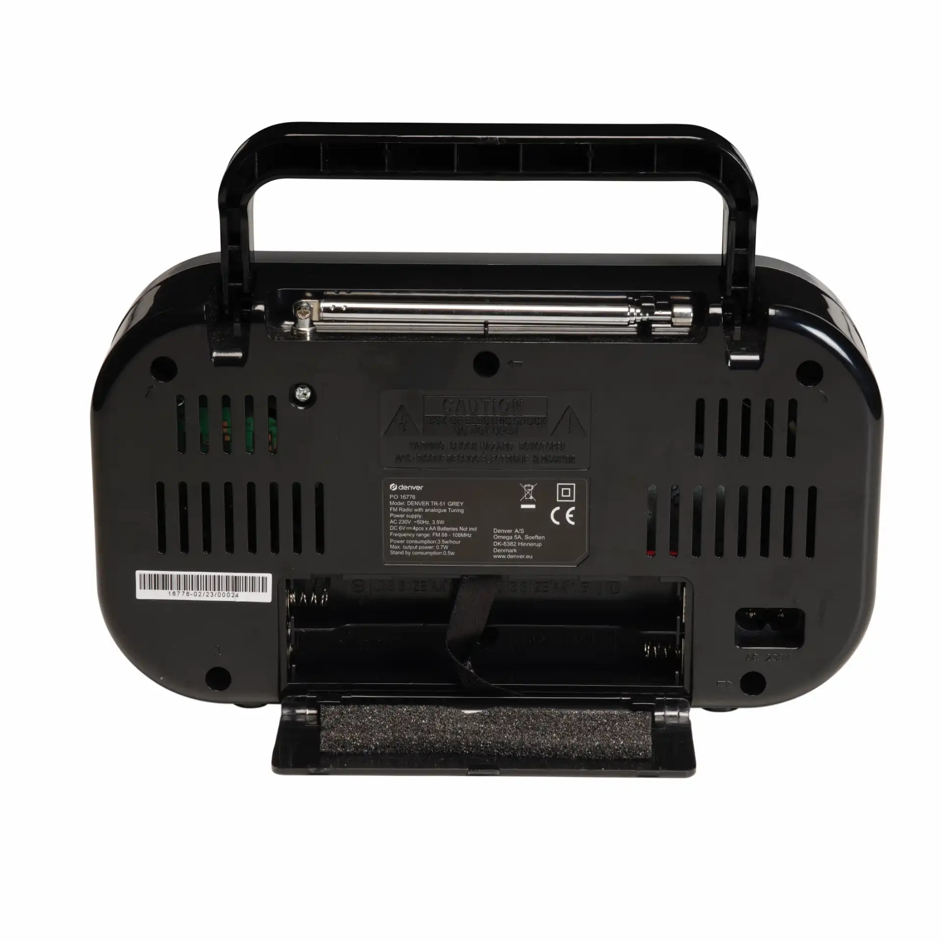 Prijenosni Radio | FM | Analogni Tuner | Bijeli | DENVER 4 dv tr 51w 3