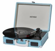 Gramofon | 33-45-78 rpm | Software za Snimanje | Plavi | DENVER